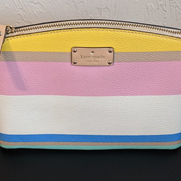 kate spade New York Grove Street Printed Millie Crossbody Handbag - Dune Stripe - Picture 2 of 11